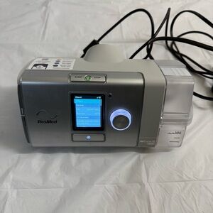 AIRCURVE 10 ASV SLEEP APNEA MACHINE W/ POWER SUPPLY AND CASE 7500 HOURS